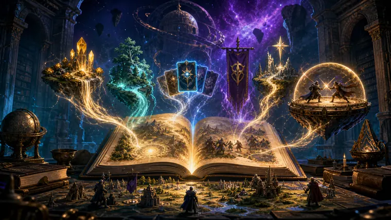 Lore de fantasia enquadrando os sistemas sazonais de Milagre