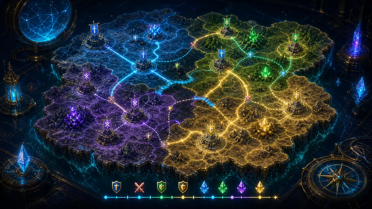 Guild map and territory strategy