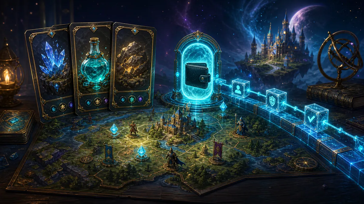 Miracle mining cards used as a blockchain game example